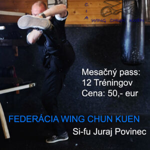Mesačná Permanentka Wing Chun Kuen